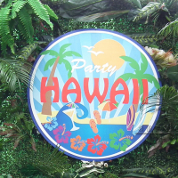 Фотозона "Гаваи Пати" с вертикальными зеркалами