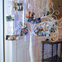 Белое напольное  дерево "Пожеланий"
